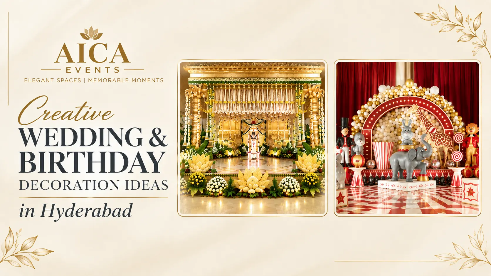 Creative Wedding & Birthday Decoration Ideas in Hyderabad