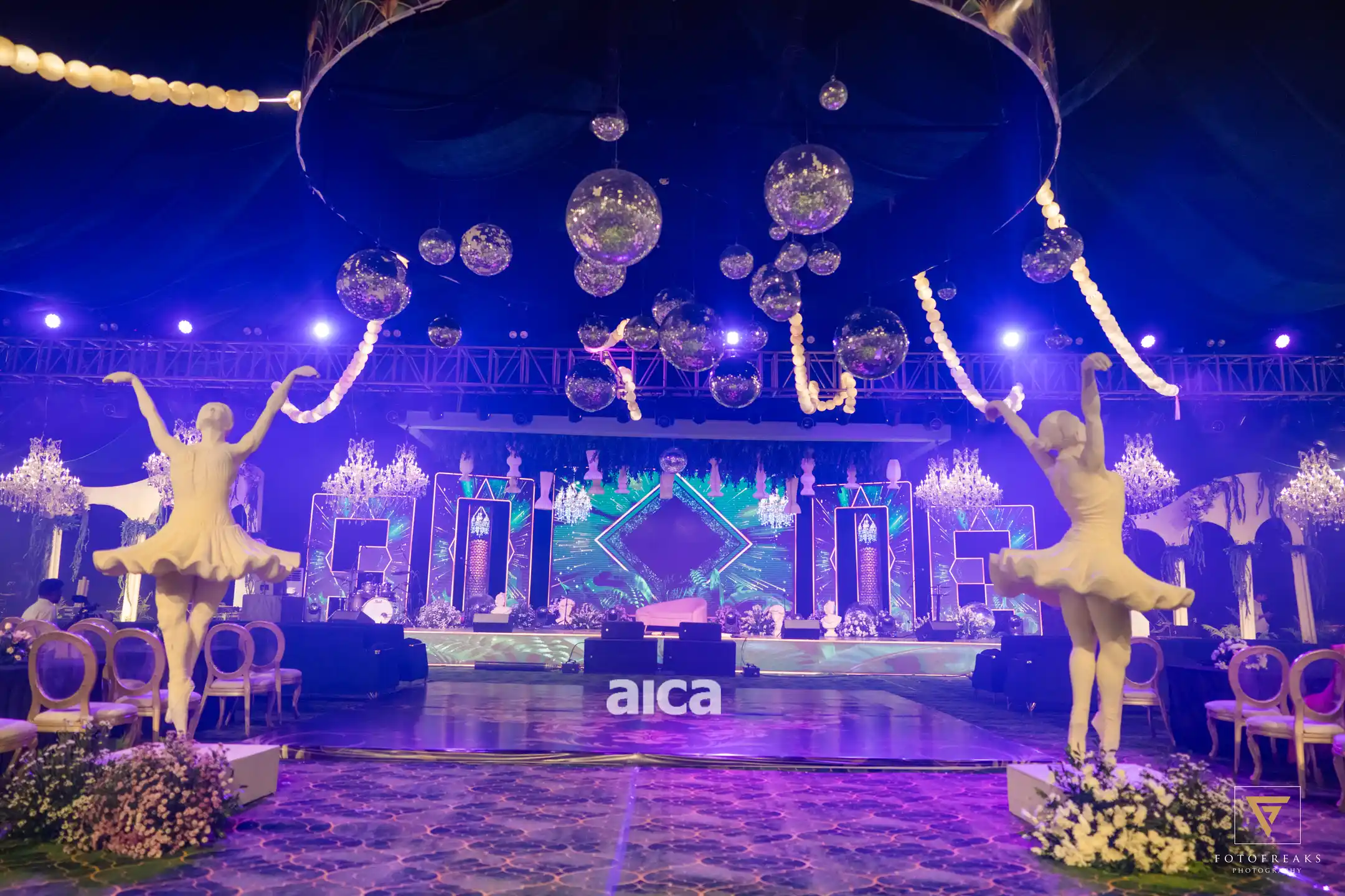 Ananta Vaishnavam Sangeeth Decoration by AICA Events