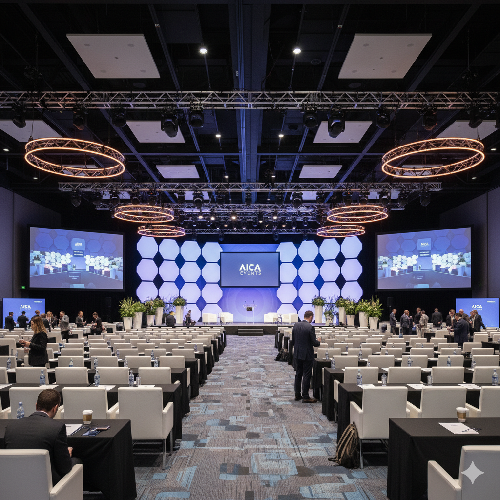 Convention setup by AICA Events Hyderabad