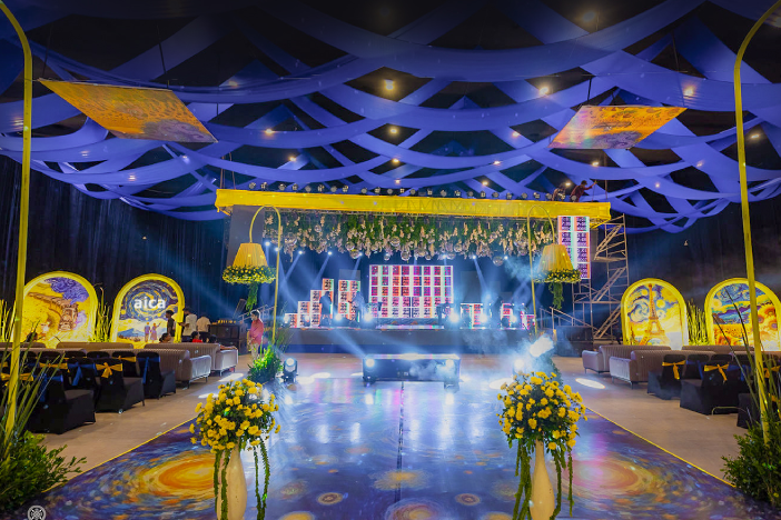 Sangeet Dance Floor and Lighting
